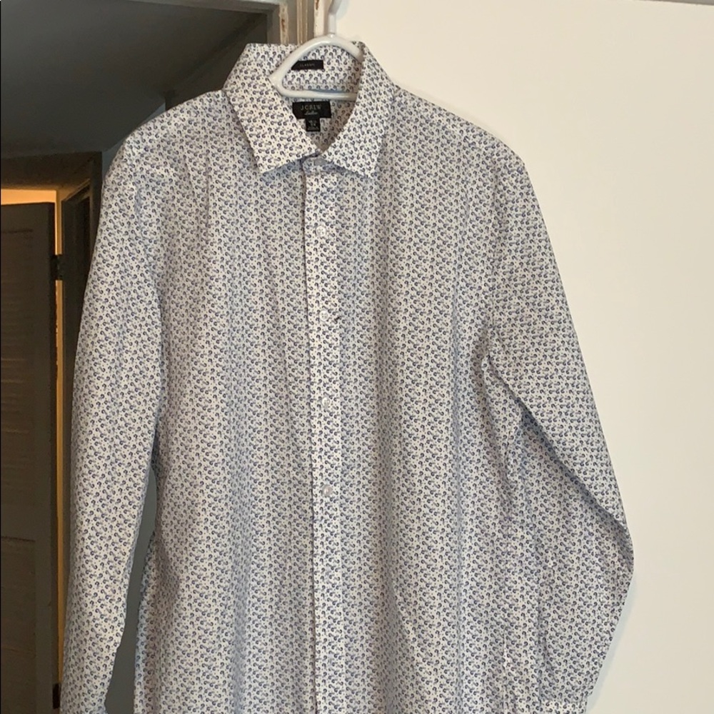 NWOT J Crew Floral Ludlow Dress Shirt